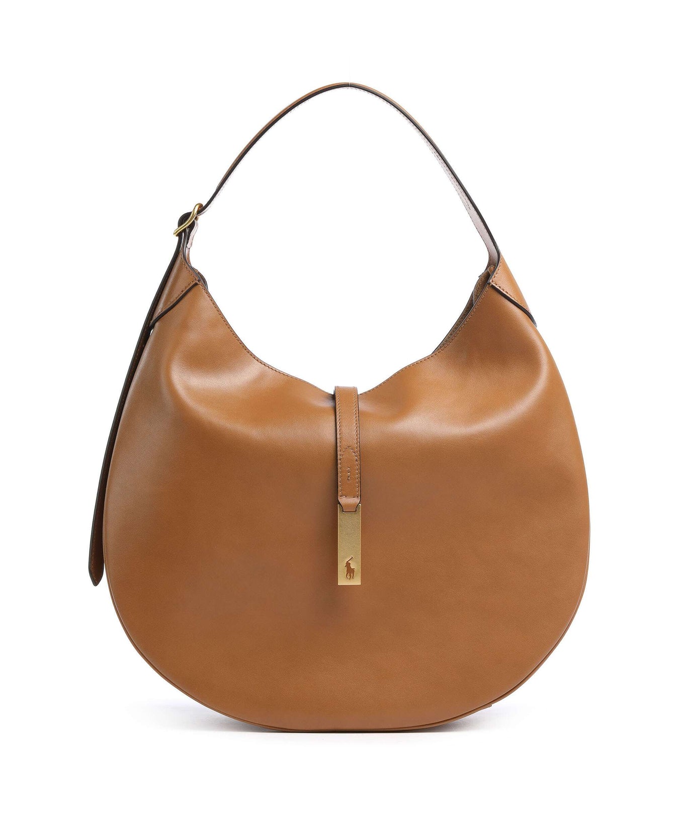 Polo Ralph Lauren ID Collection Medium Hobo bag tan