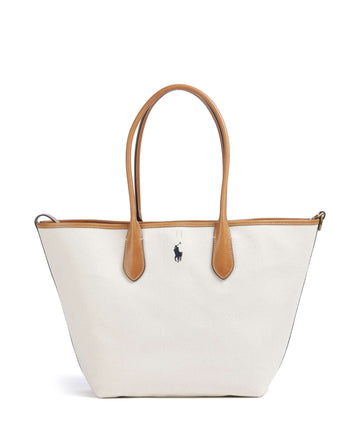 Polo Ralph Lauren Bellport Medium Cabas natural/navy