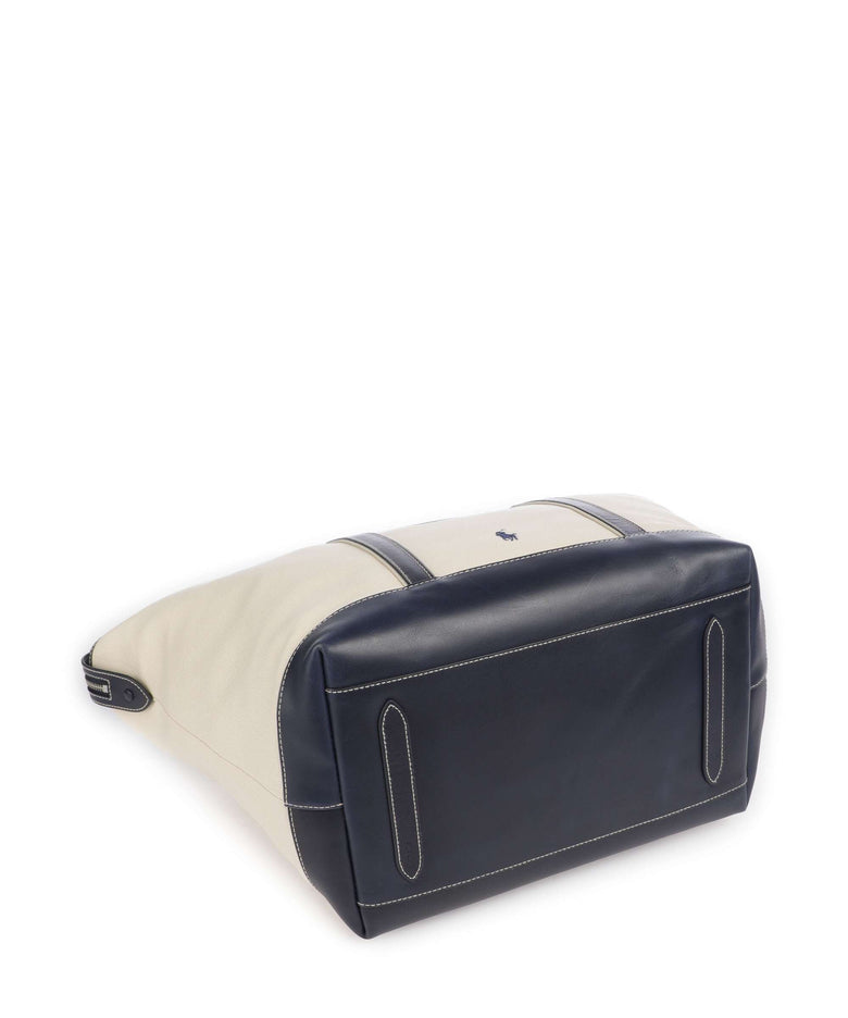 Polo Ralph Lauren Canvas Large Tote bag ecru/navy