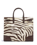Lauren Ralph Lauren Devyn 42 Sac à main zebra/dark hickory