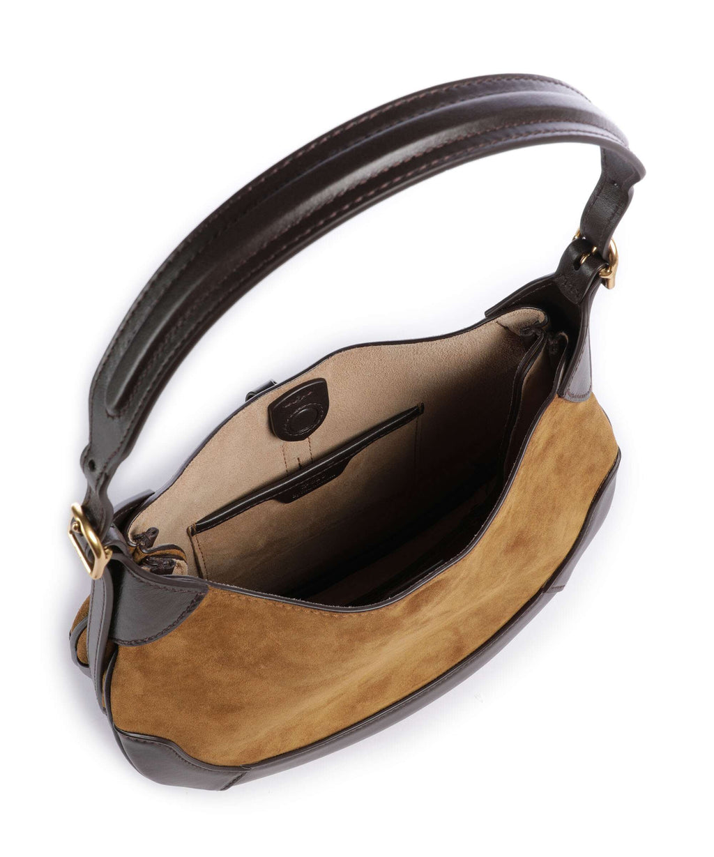 Polo Ralph Lauren ID Collection Small Hobo bag maple tobacco