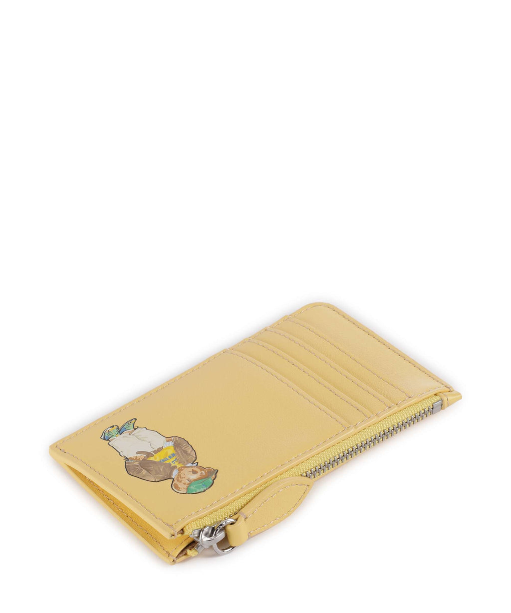 Polo Ralph Lauren Bear Fall Credit card holder lemon meringue