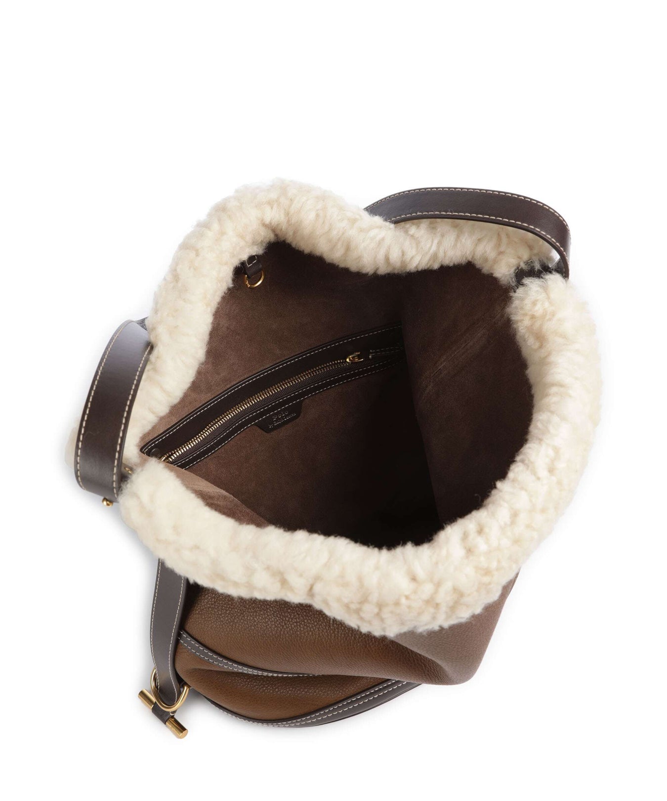 Polo Ralph Lauren Bellport Medium Bucket bag luggage/cream