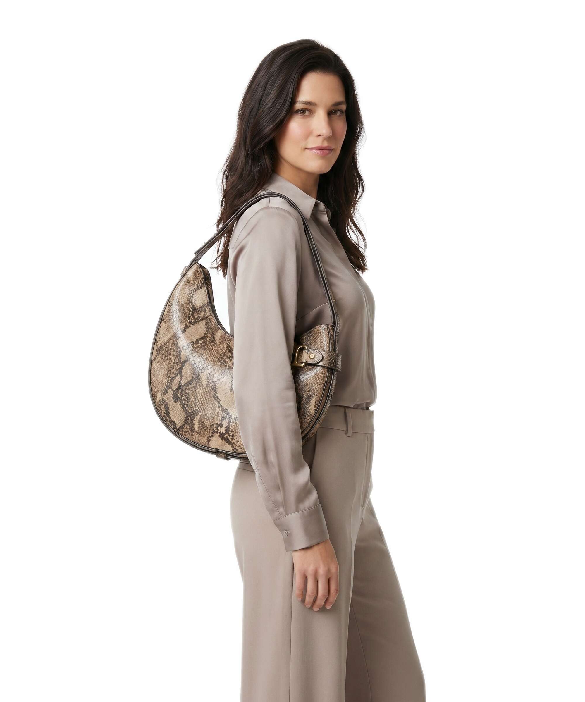 Lauren Ralph Lauren Tasha Large Hobo bag tan multi