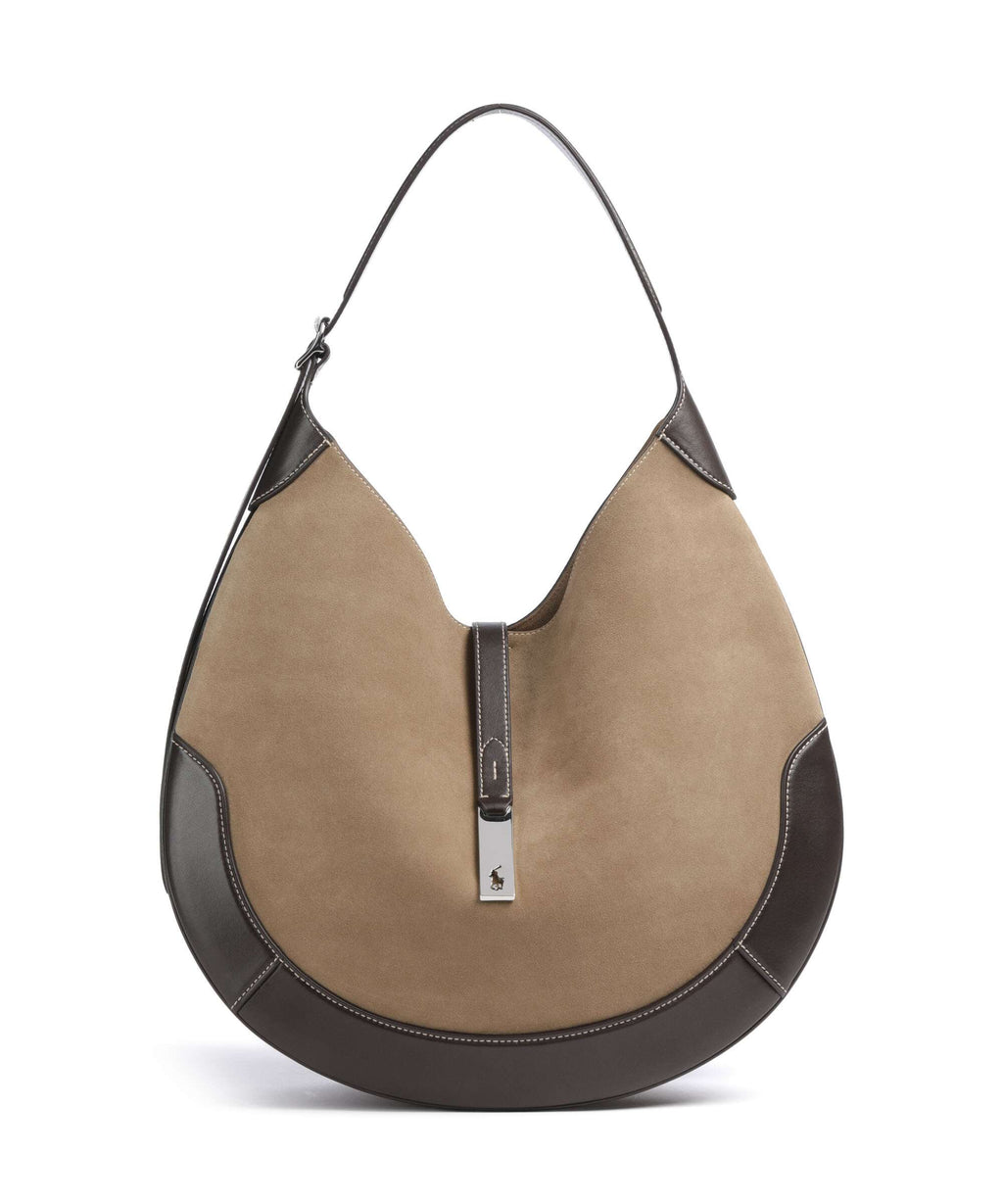 Polo Ralph Lauren ID Collection Medium Hobo bag clay/tobacco
