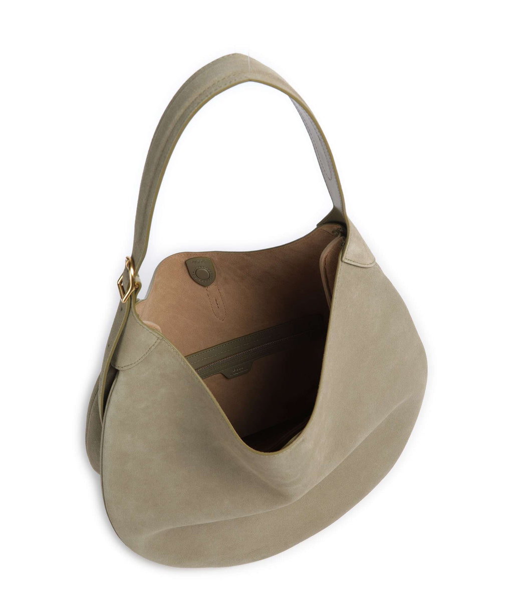 Polo Ralph Lauren ID Collection Medium Hobo bag light olive