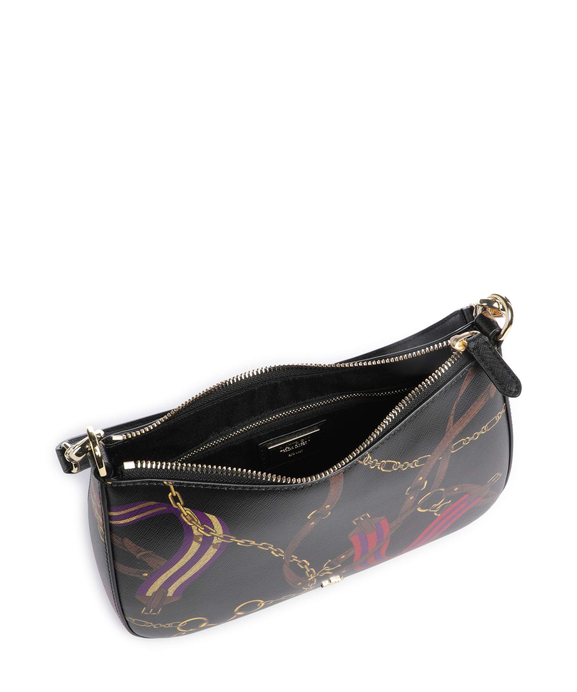 Lauren Ralph Lauren Danni 26 Shoulder bag holiday equestrian belting/black