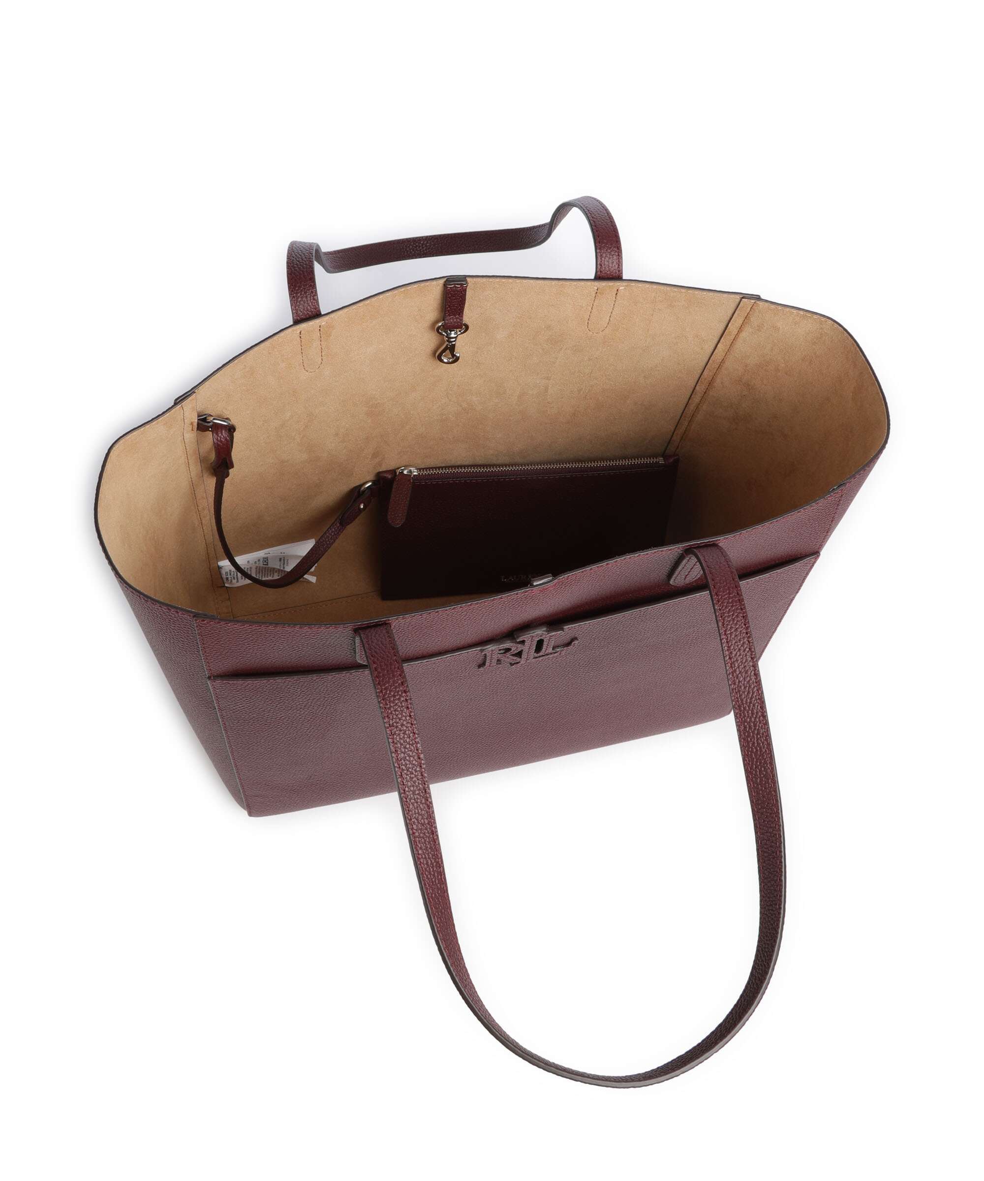 Lauren Ralph Lauren Cameryn Large Tote bag dark garnet