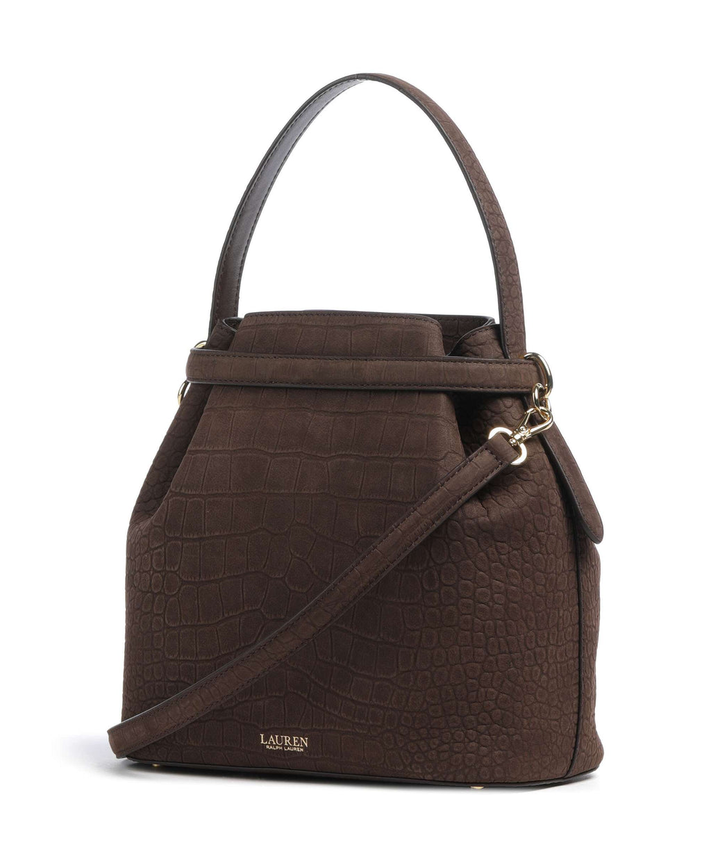 Lauren Ralph Lauren Blaike Medium Bucket bag chestnut brown