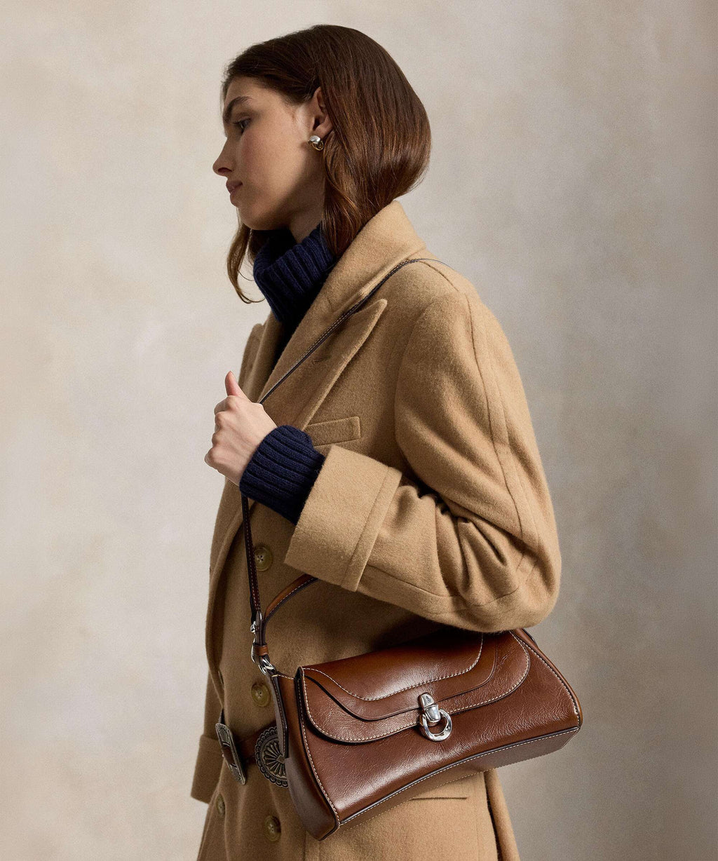Polo Ralph Lauren Blaze Small Shoulder bag chestnut