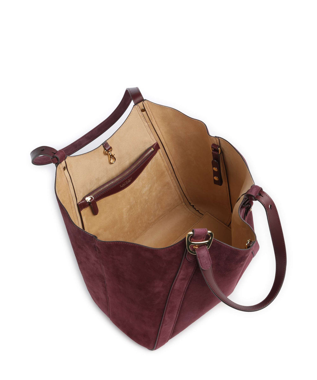 Lauren Ralph Lauren Tasha Large Tote bag dark garnet
