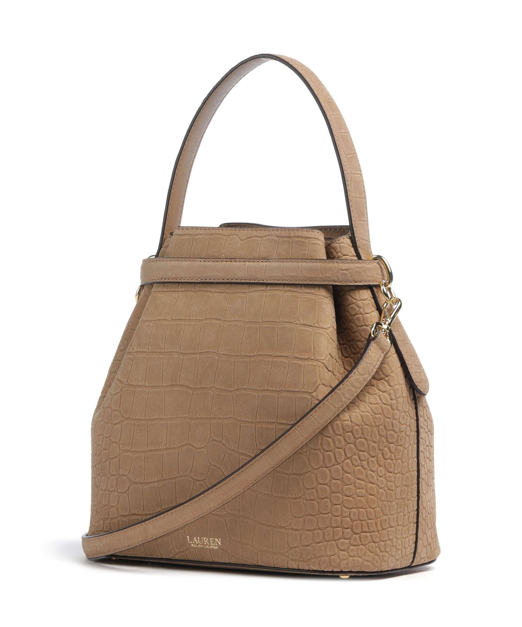Lauren Ralph Lauren Blaike Medium Bucket bag camel