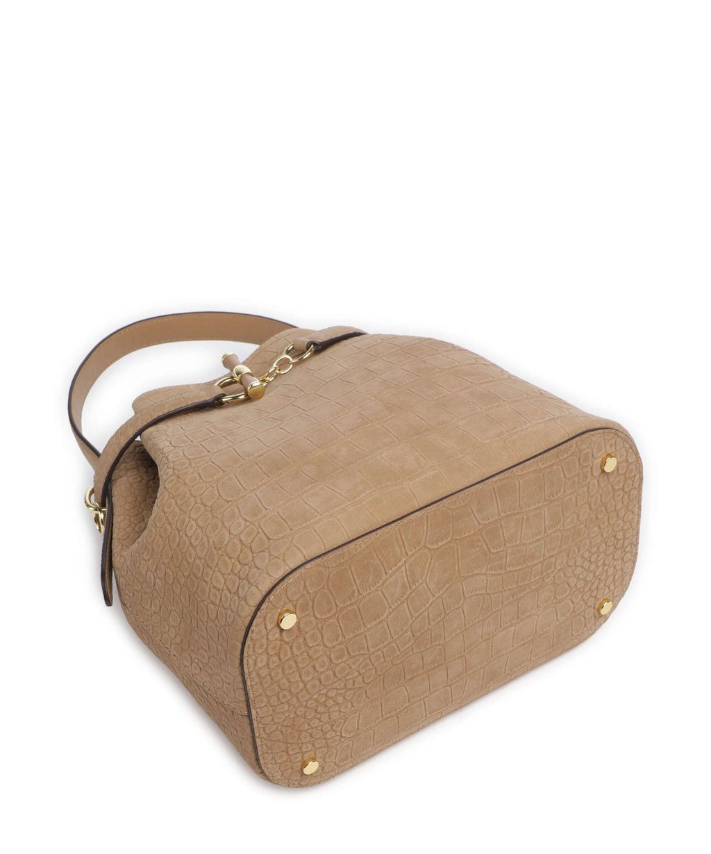 Lauren Ralph Lauren Blaike Medium Bucket bag camel