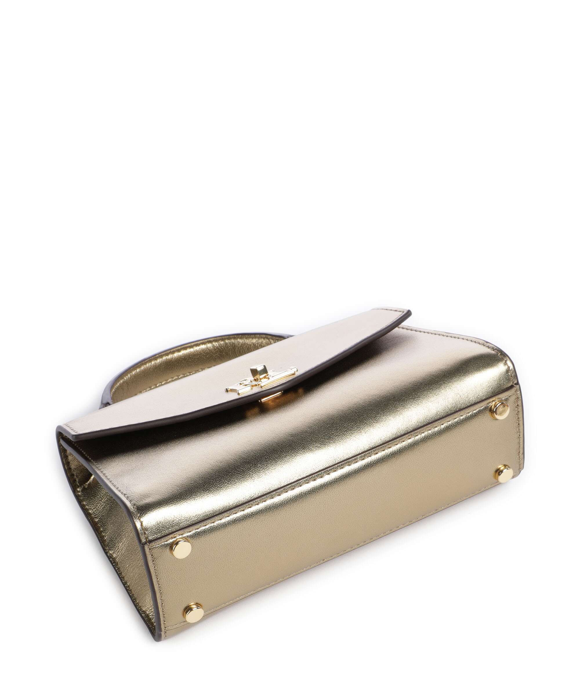 Lauren Ralph Lauren Farrah Small Handbag antique gold