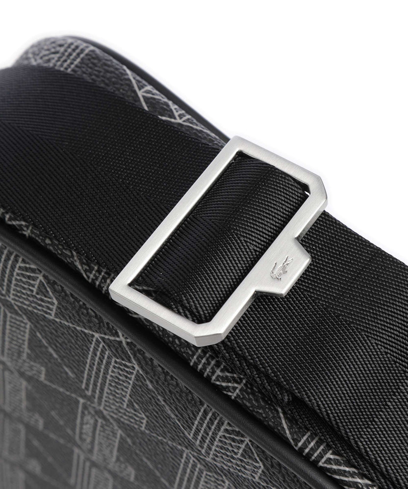 Lacoste The Blend Crossbody bag monogram noir/gris