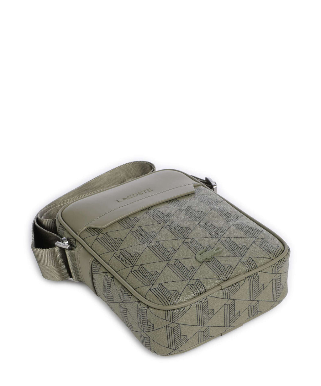 Lacoste The Blend Crossbody bag mono kaki/noir