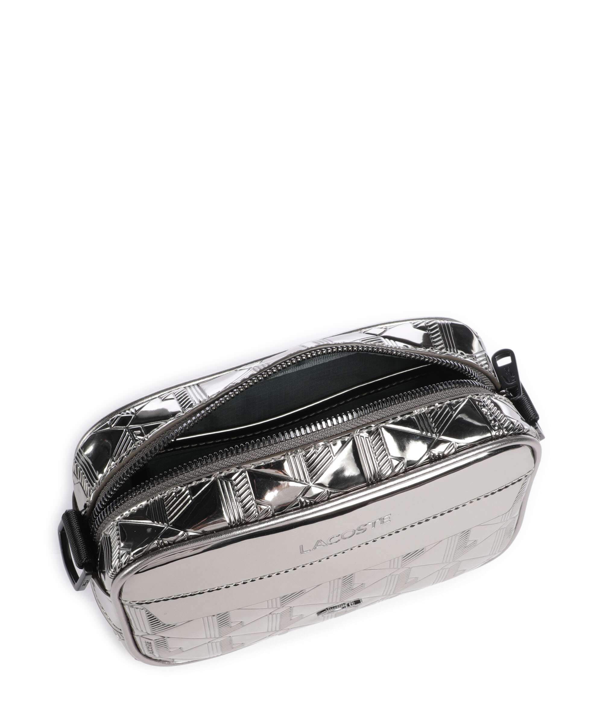 Lacoste The Blend Crossbody bag silver/black