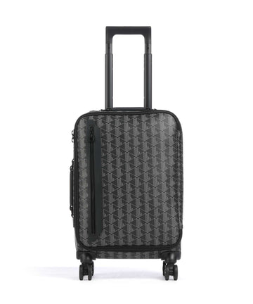 Lacoste The Blend 4-Rollen Trolley monogram noir/gris