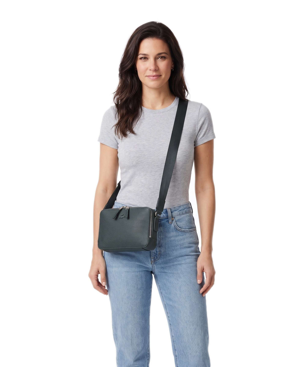 Lacoste Chantaco Crossbody bag varech