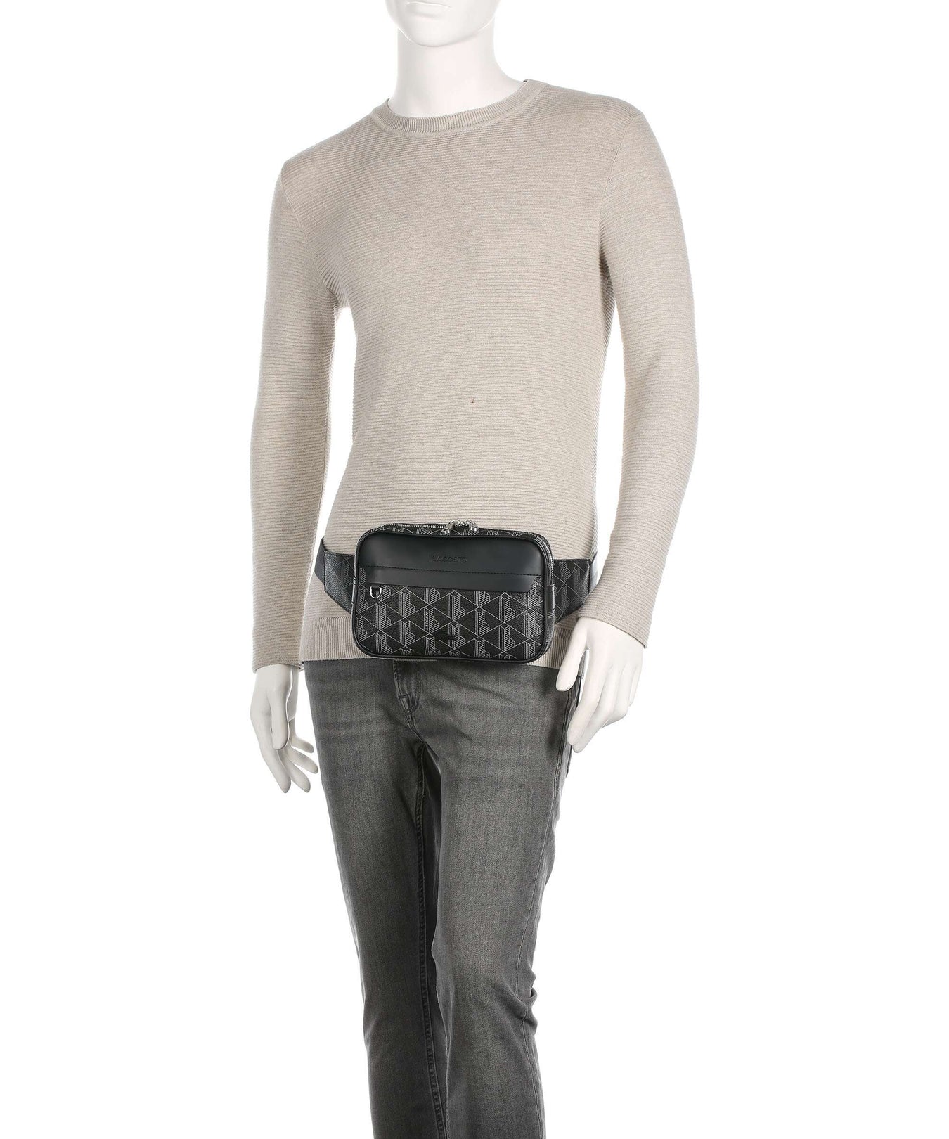 Lacoste The Blend Fanny pack allover monogram/noir/gris