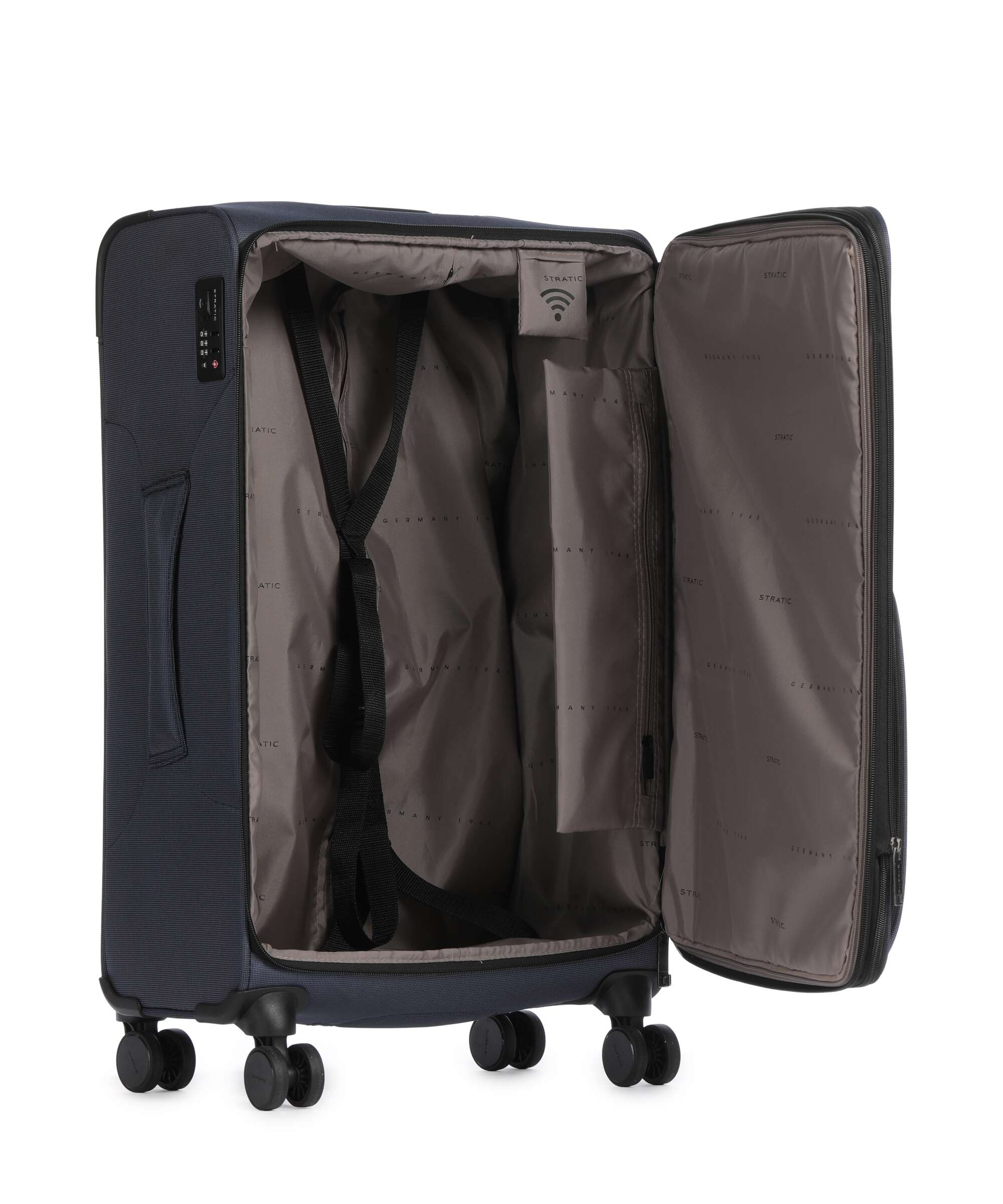 Stratic Bendigo Light+ Spinner (4 wheels) navy