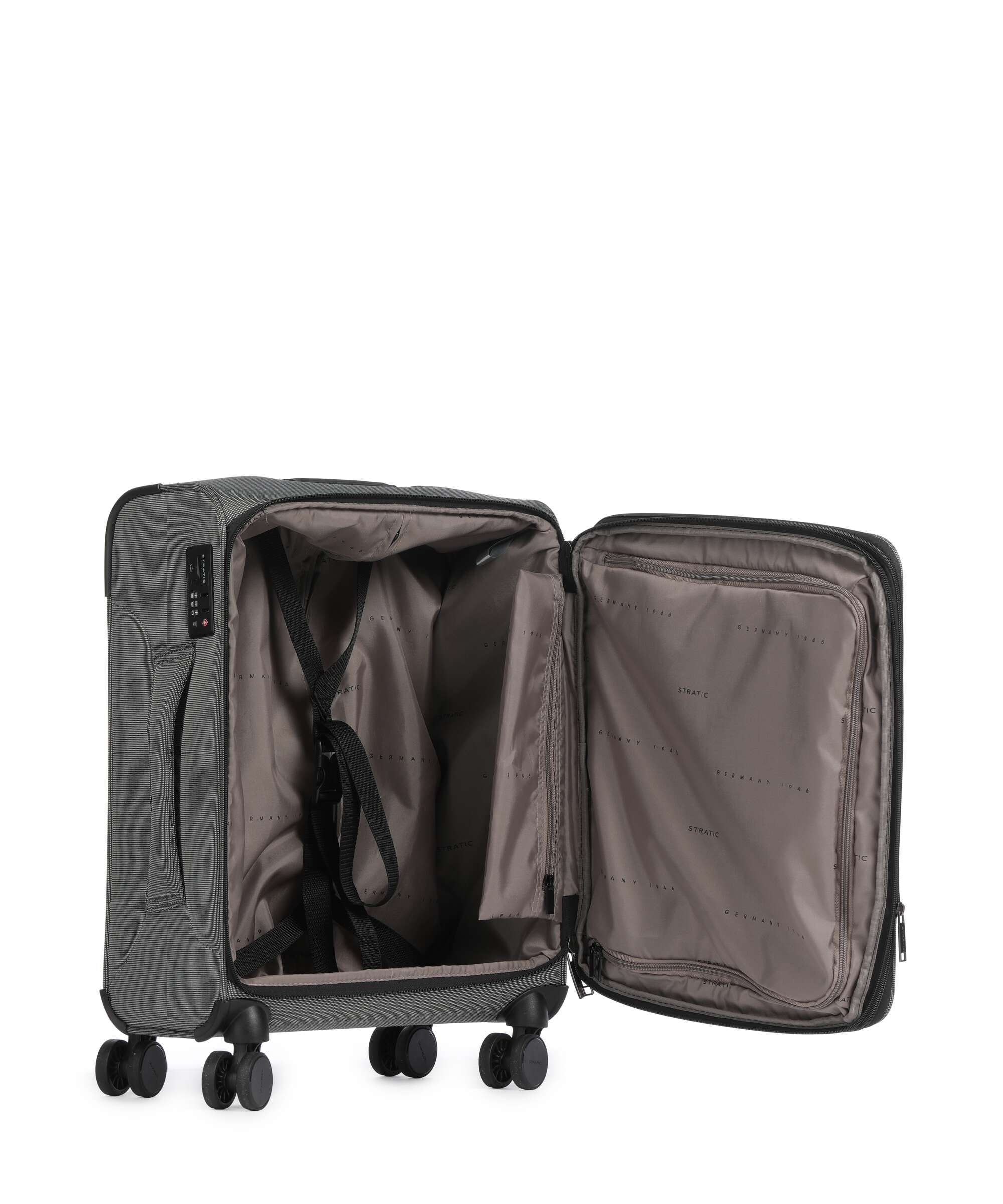 Stratic Bendigo Light+ Spinner (4 wheels) silver