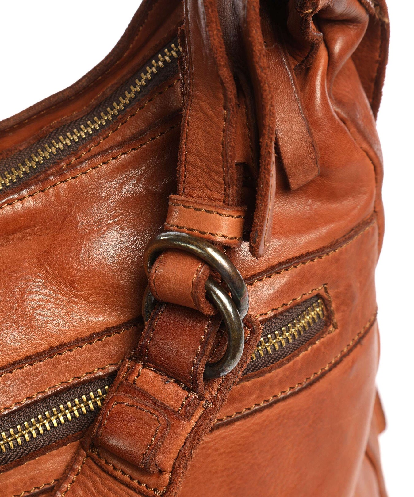 Harold's Submarine Hobo bag cognac