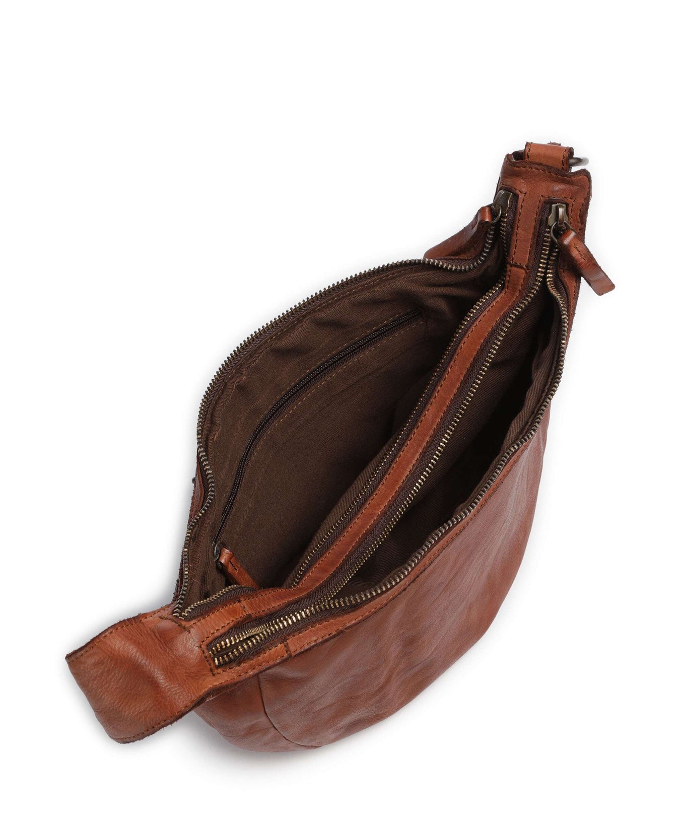Harold's Submarine Hobo bag cognac