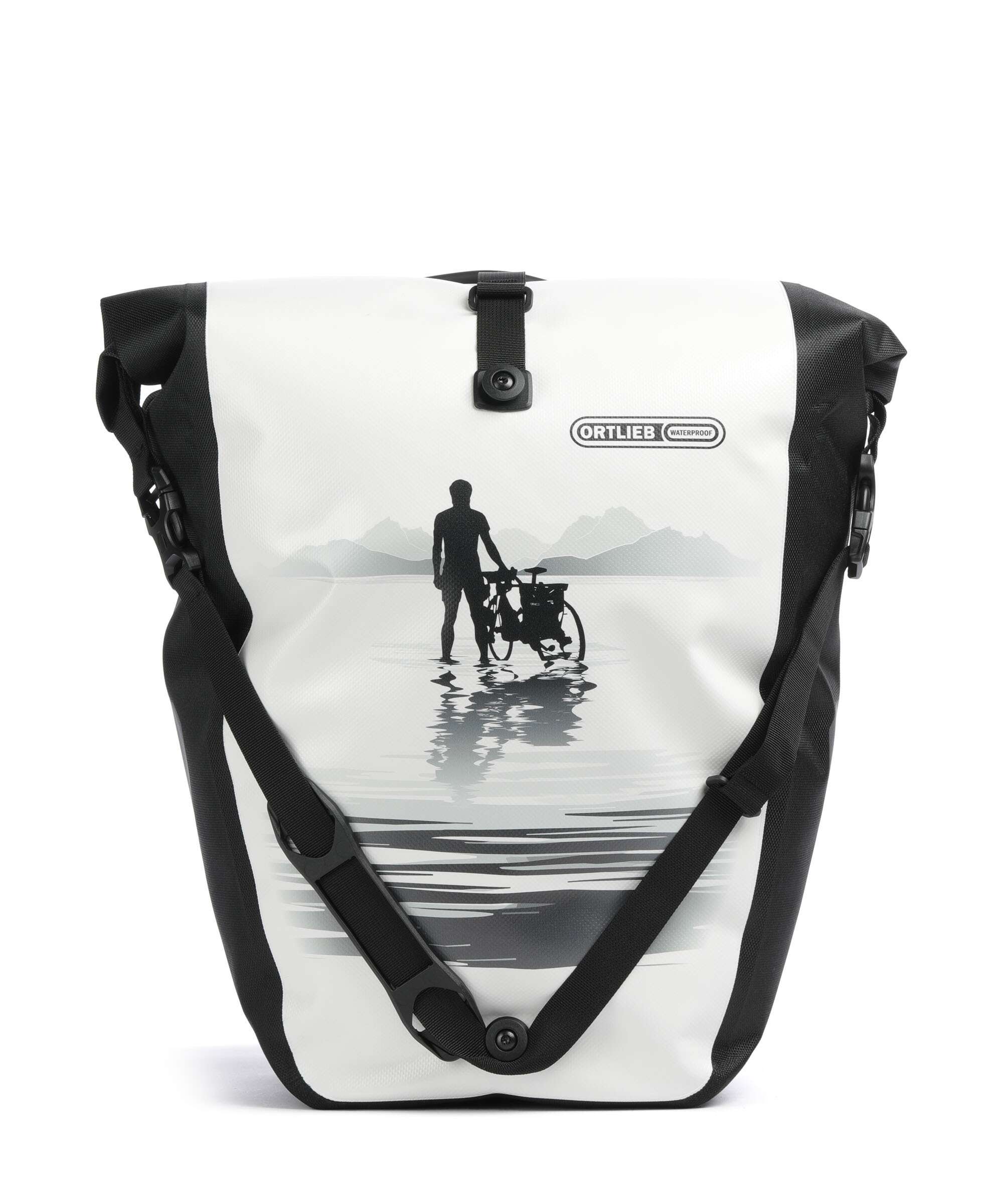 Ortlieb Back-Roller Design QL2.1 Bike pannier white/black