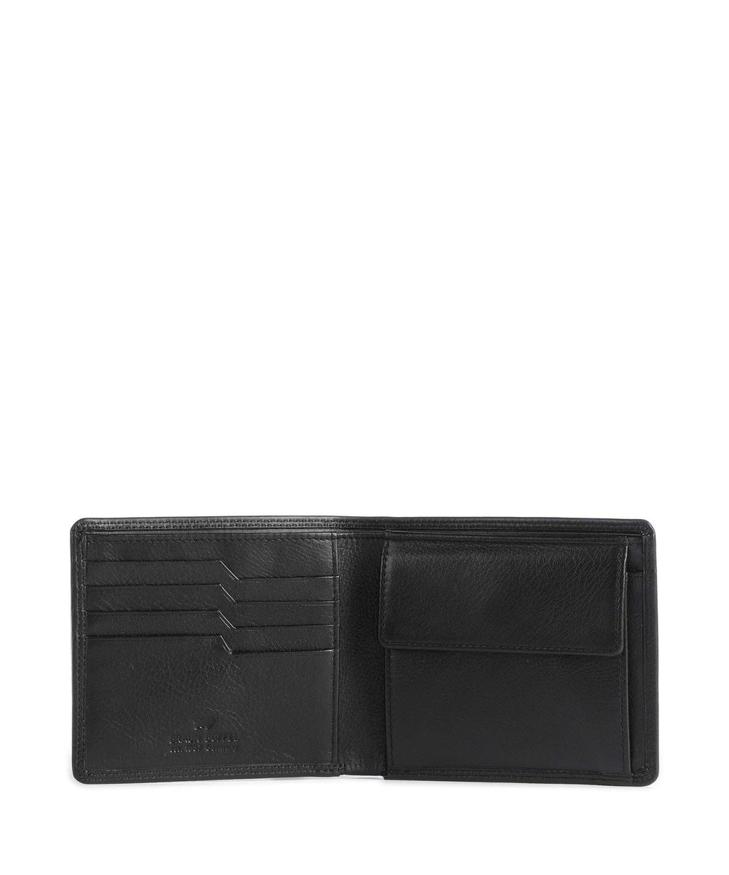 Braun Büffel Golf Secure Wallet schwarz
