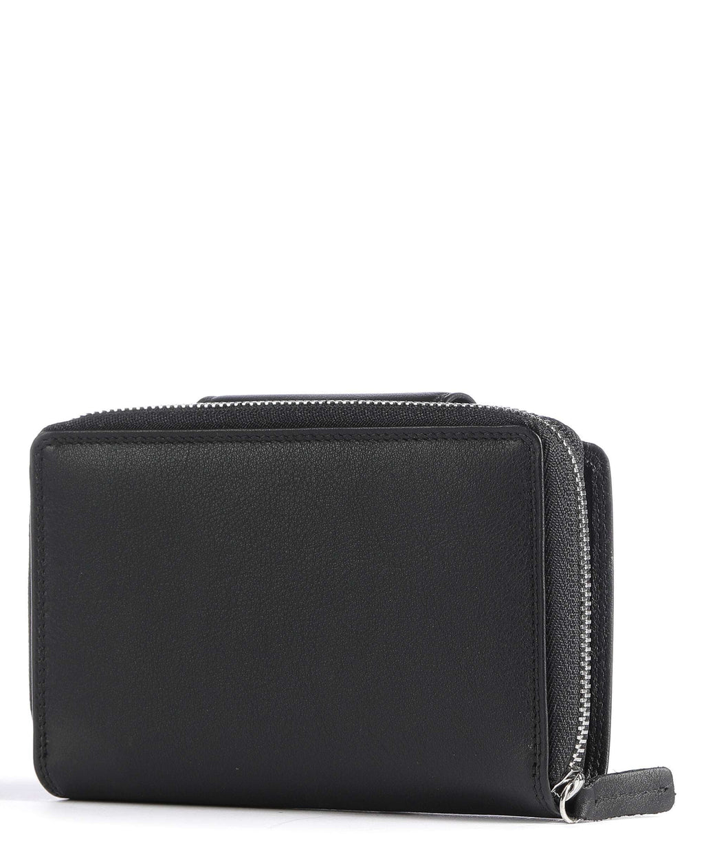 Braun Büffel Golf Secure RFID Wallet schwarz
