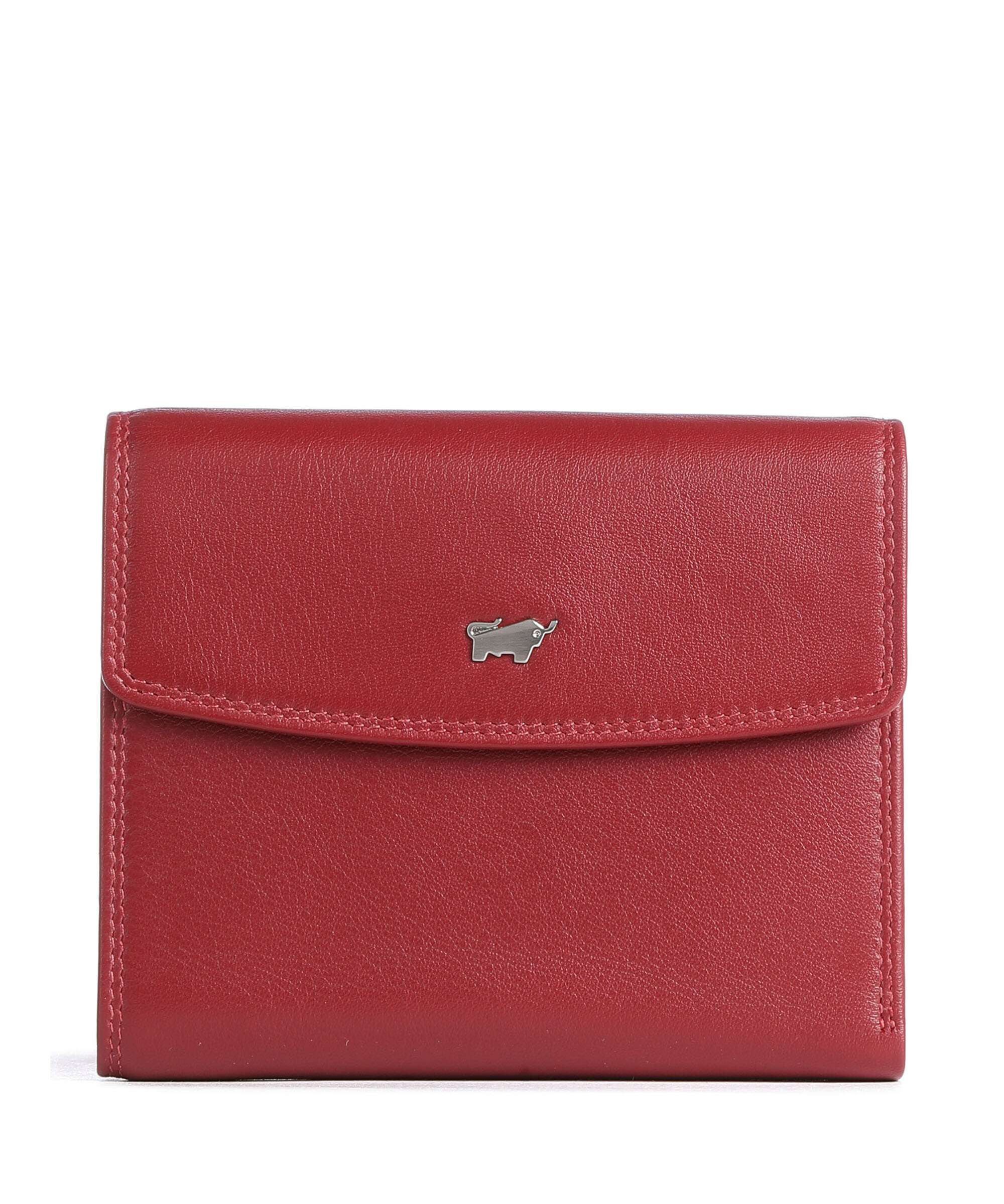 Braun Büffel Golf Secure Wallet rot