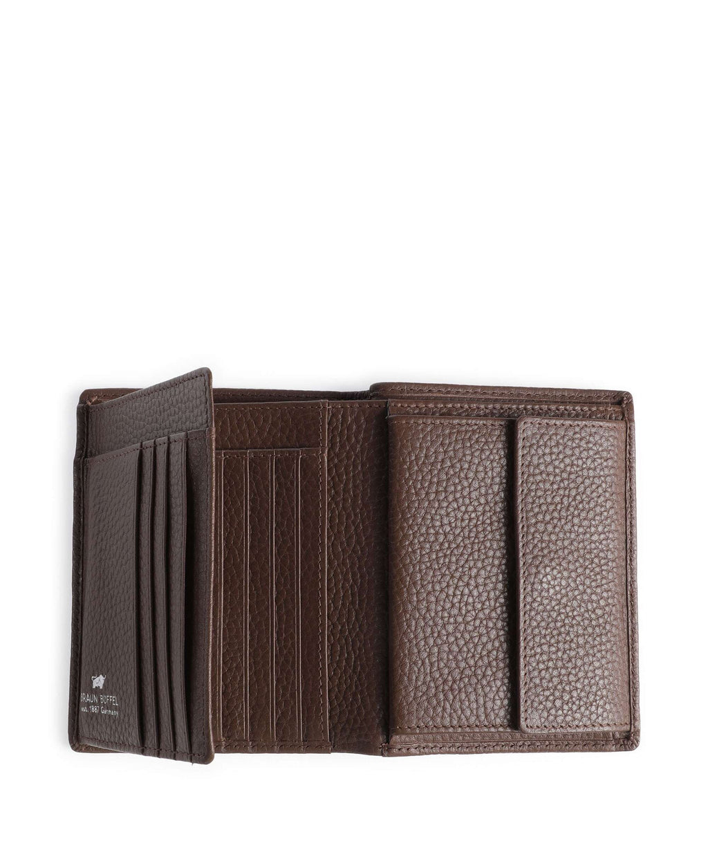 Braun Büffel Theo RFID Wallet nut