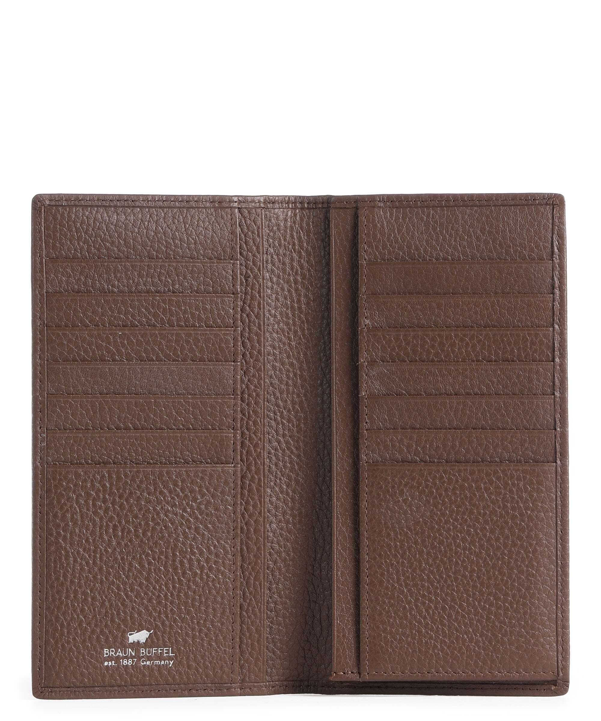 Braun Büffel Theo RFID Credit card holder nut