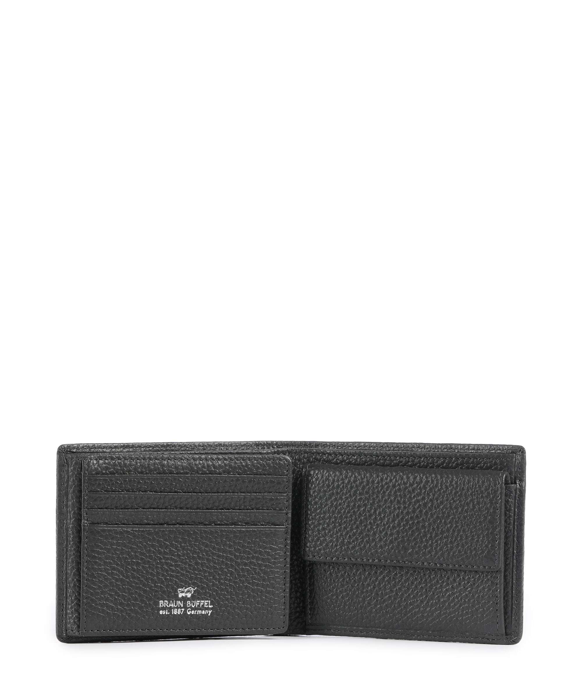 Braun Büffel Theo Wallet dark grey