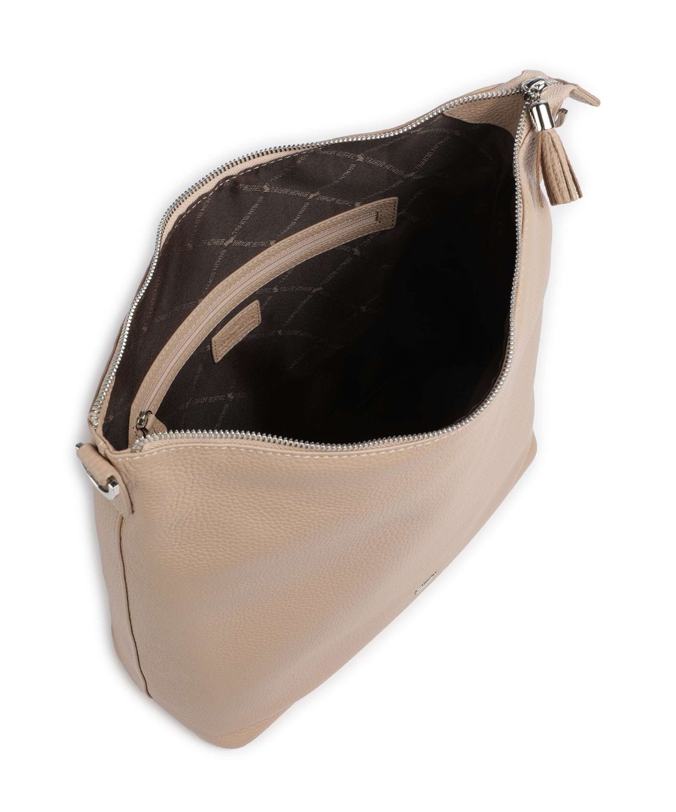 Braun Büffel Hanna Hobo bag creme