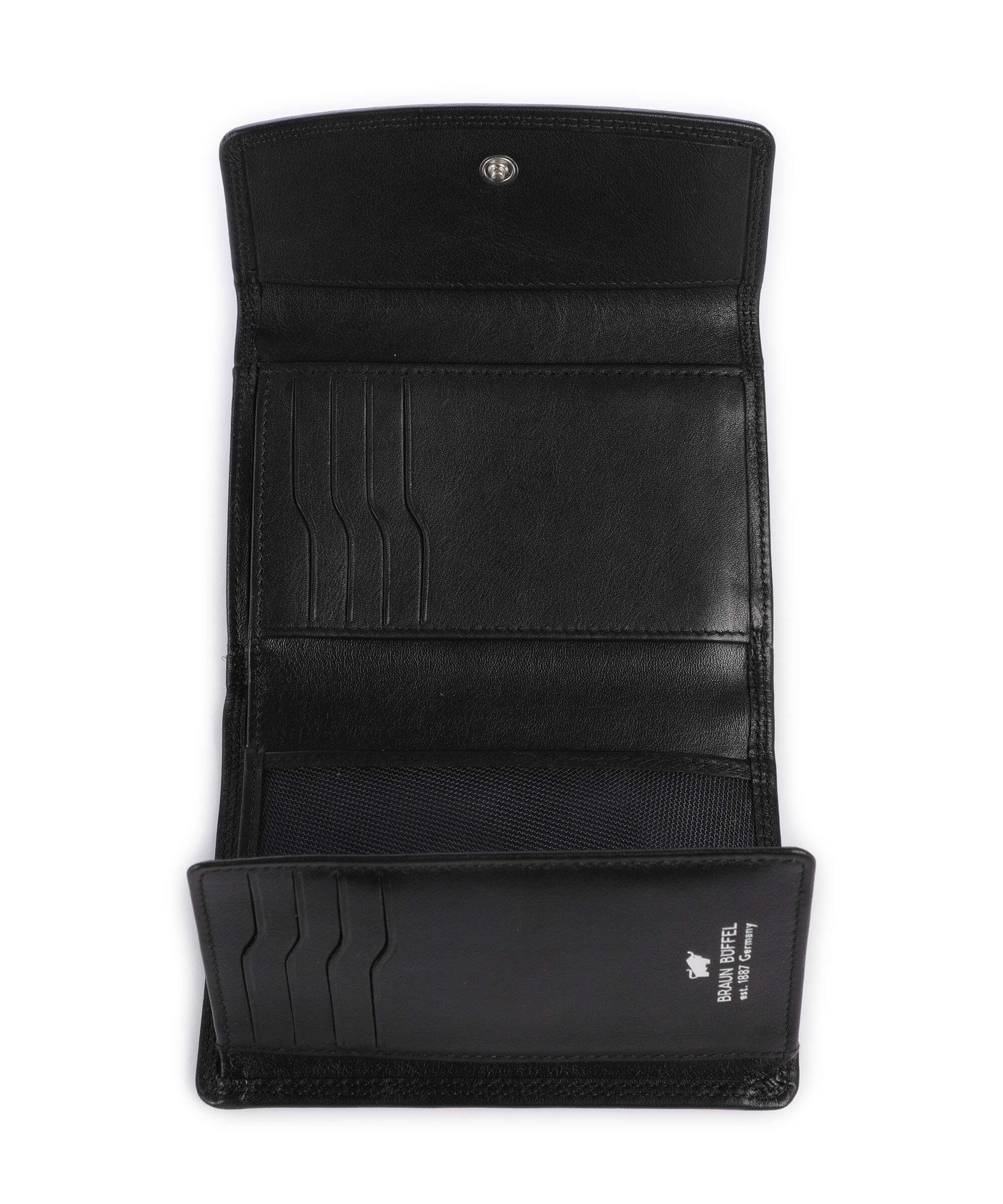 Braun Büffel Golf RFID Wallet schwarz