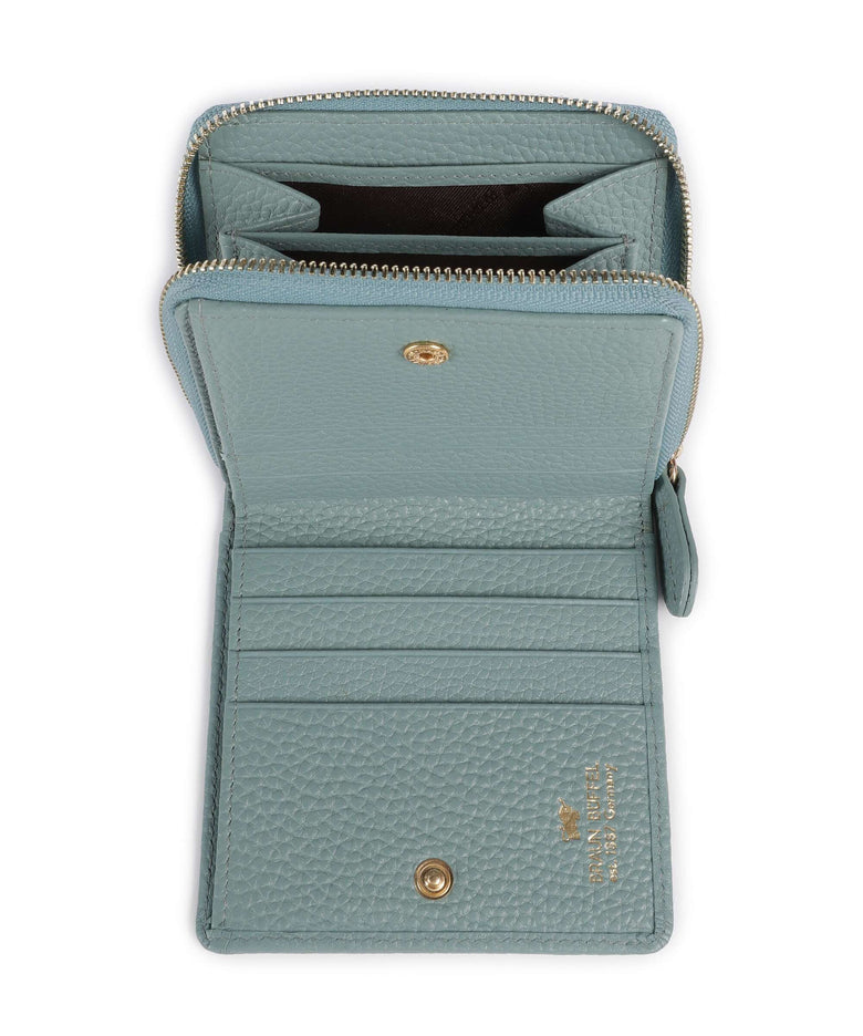 Braun Büffel Asti S Wallet green mistle