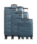 Travelite Skaii 4-Rollen Trolley Set panoramablau