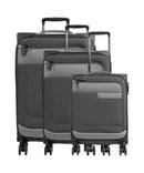 Travelite Viia 4-Rollen Trolley Set schiefer
