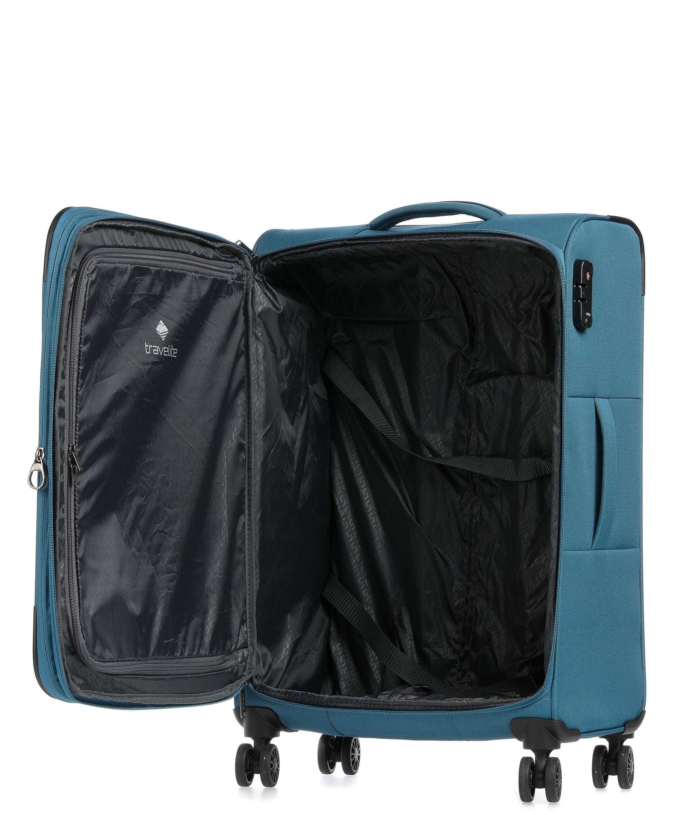Travelite Chios Suitcase set (4 wheels) petrol