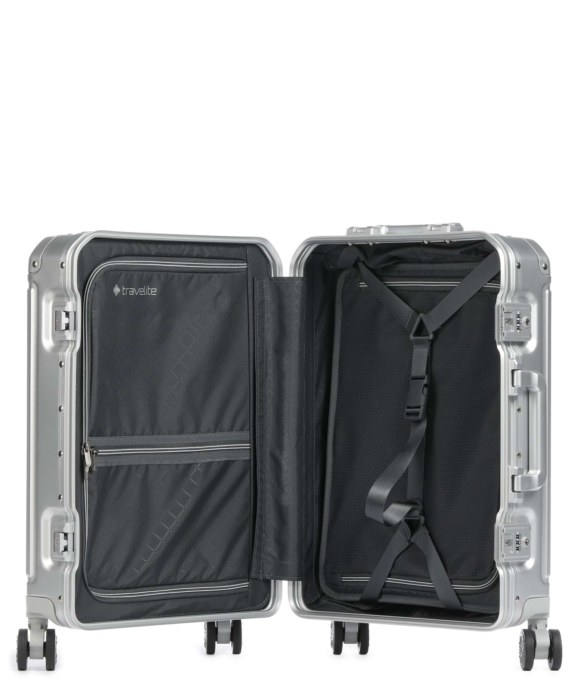 Travelite Next Spinner (4 wheels) silber