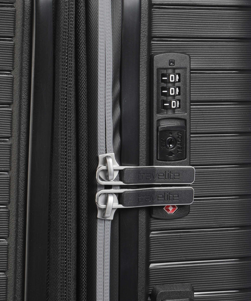 Travelite Orbita Suitcase set (4 wheels) schwarz