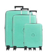 Travelite Orbita 4-Rollen Trolley Set grün