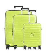 Travelite Orbita 4-Rollen Trolley Set limone
