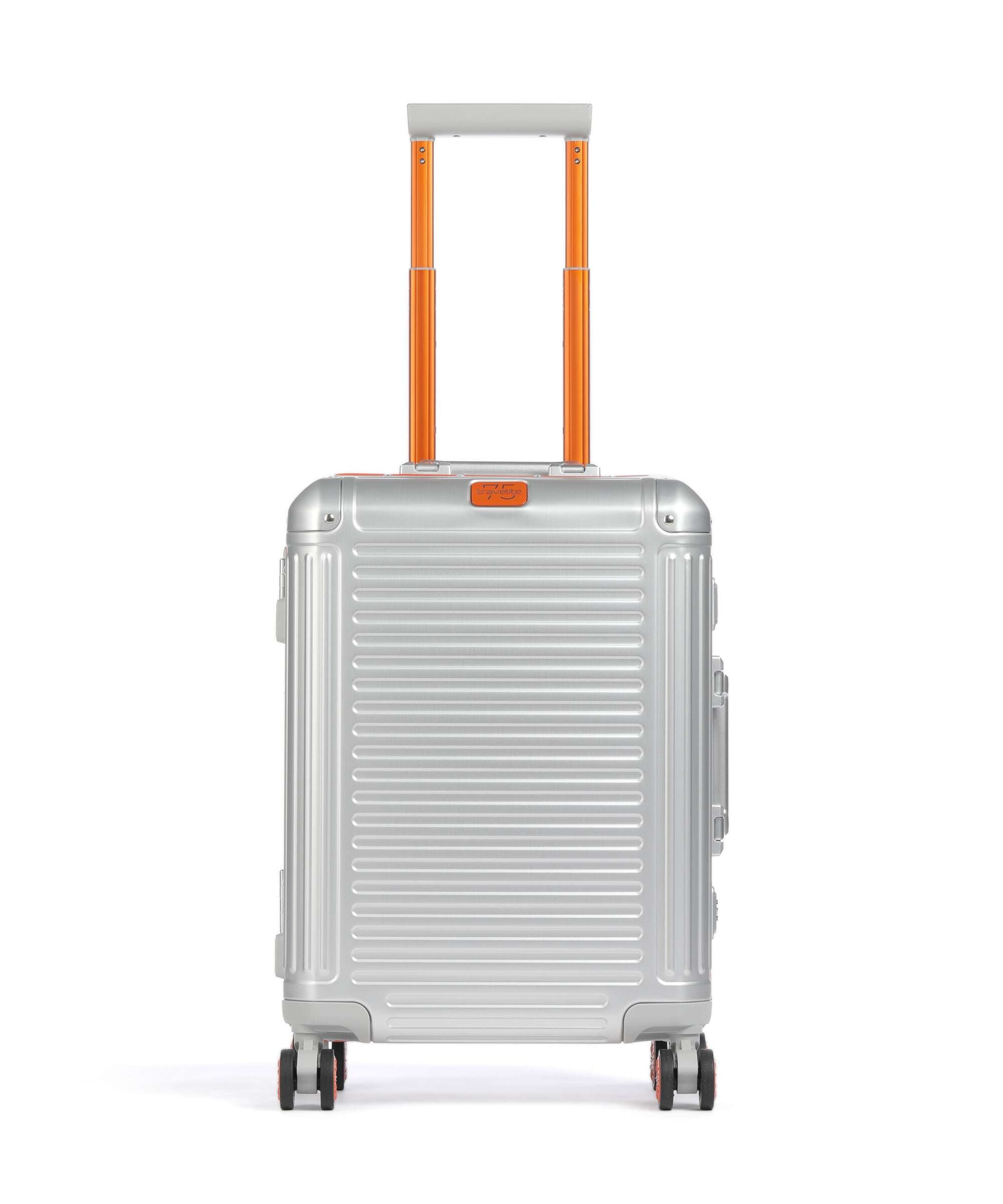 Travelite Next Spinner (4 wheels) silber orange