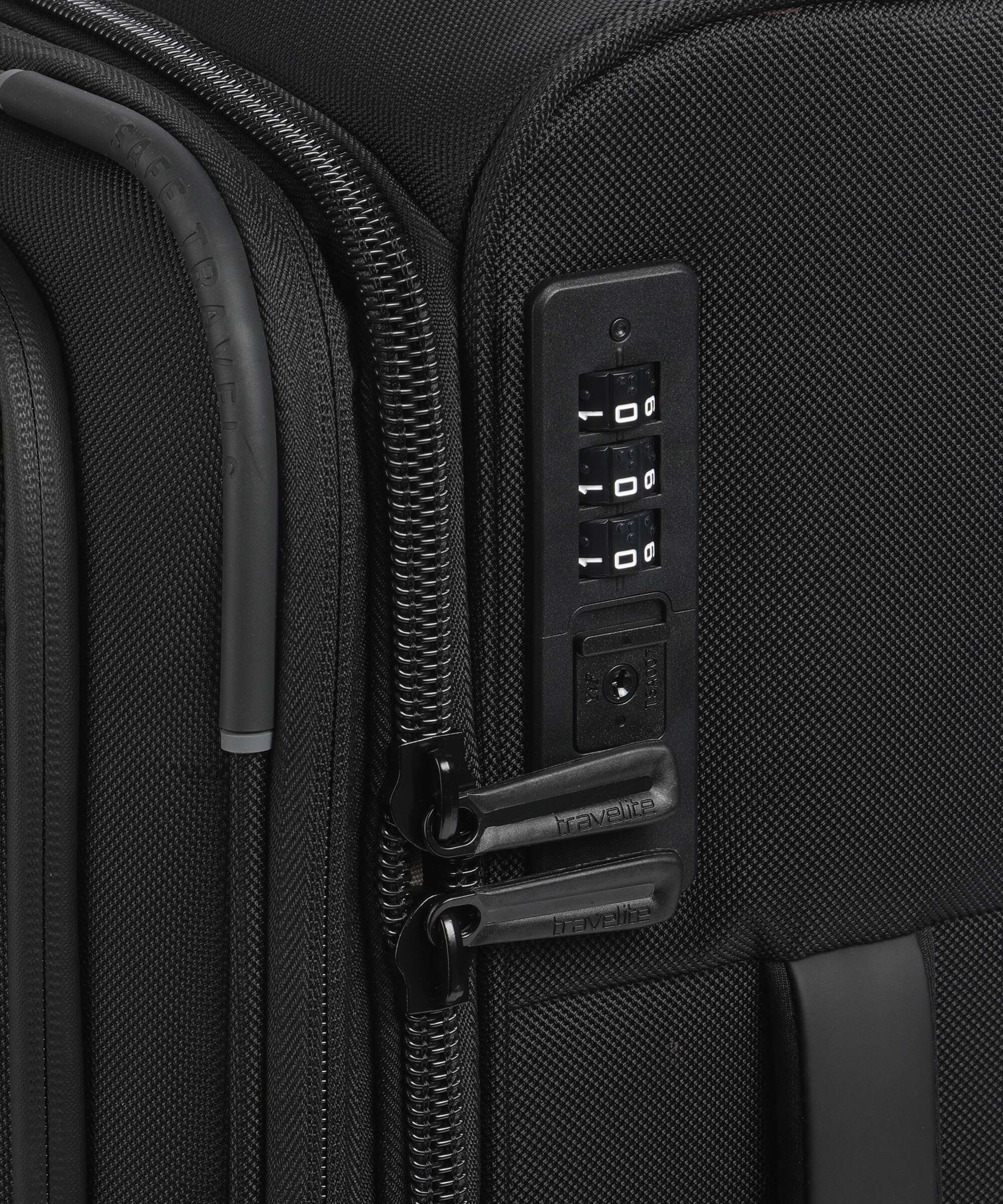 Travelite Crosslite Spinner (4 wheels) schwarz