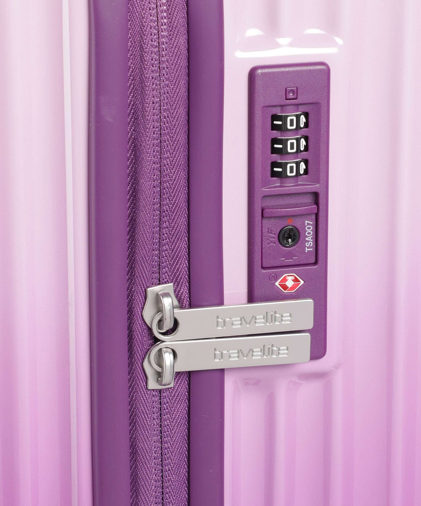 Travelite Lascana Edition Suitcase set (4 wheels) purple degrade
