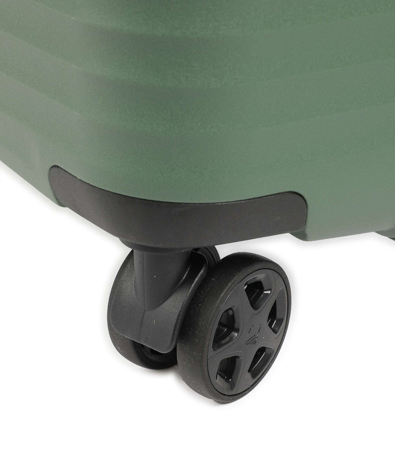 Travelite Air Stripe Suitcase set (4 wheels) green