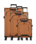 Travelite Briize Suitcase set (4 wheels) curry